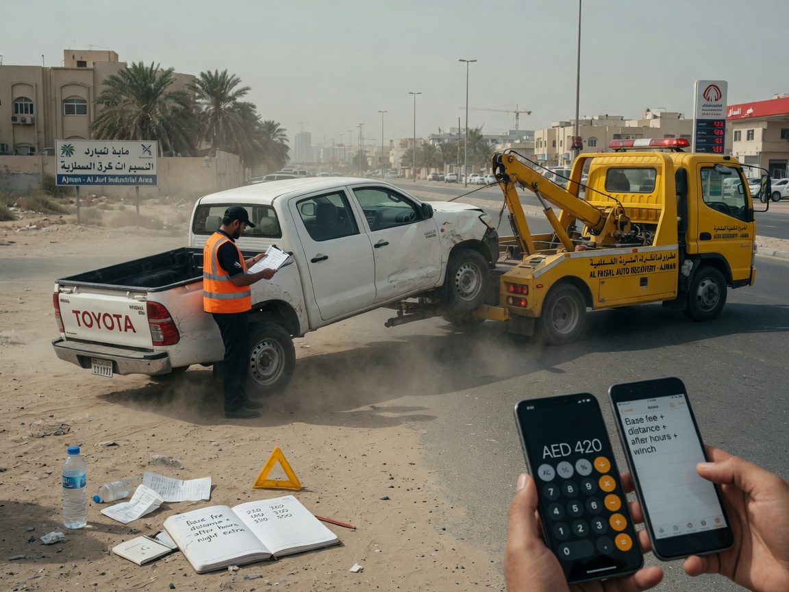 Auto Recovery & Towing Service in Al Jerf Industrial 1