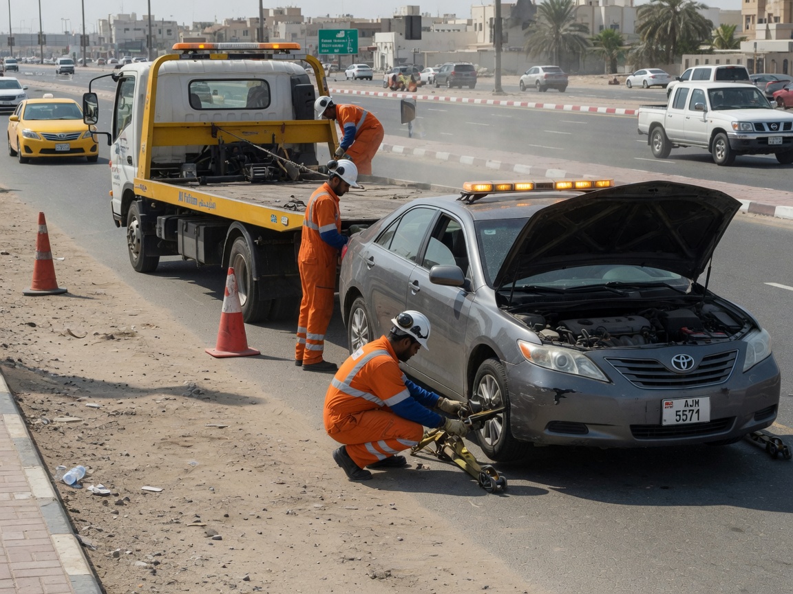 Auto Recovery & Towing Service in Al Zorah