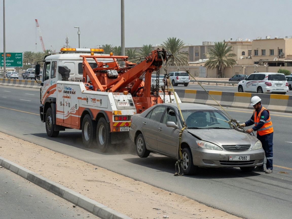 Auto Recovery & Towing Service in Meshairef